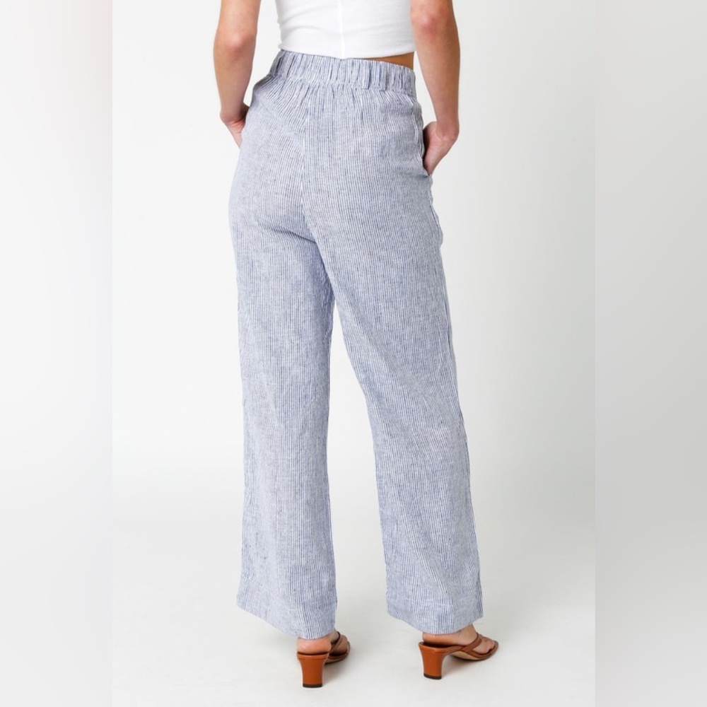 Striped Linen Pants